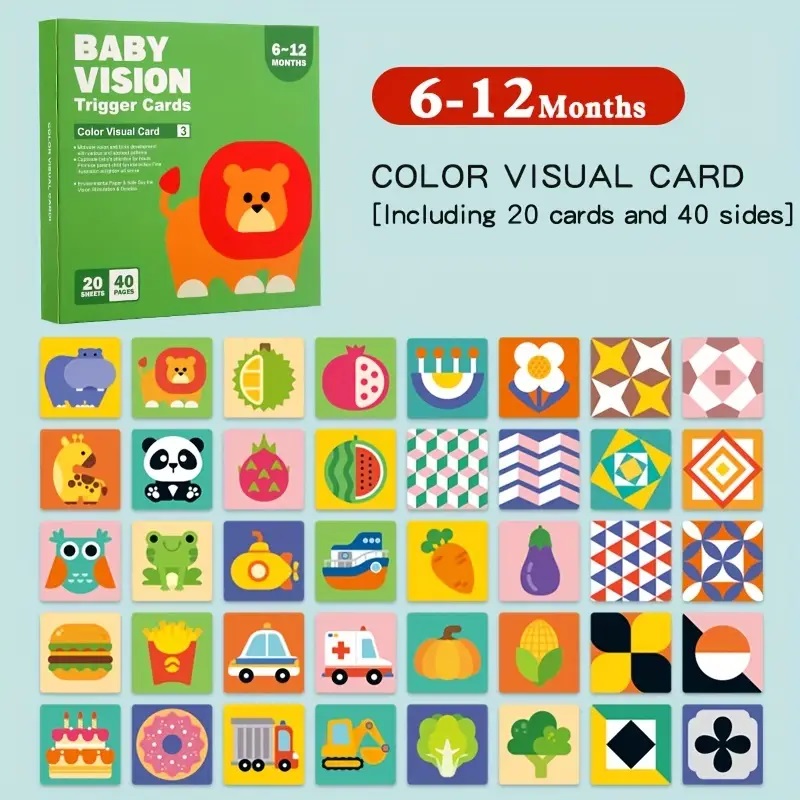Baby Vision Trigger Cards 6-12 Month