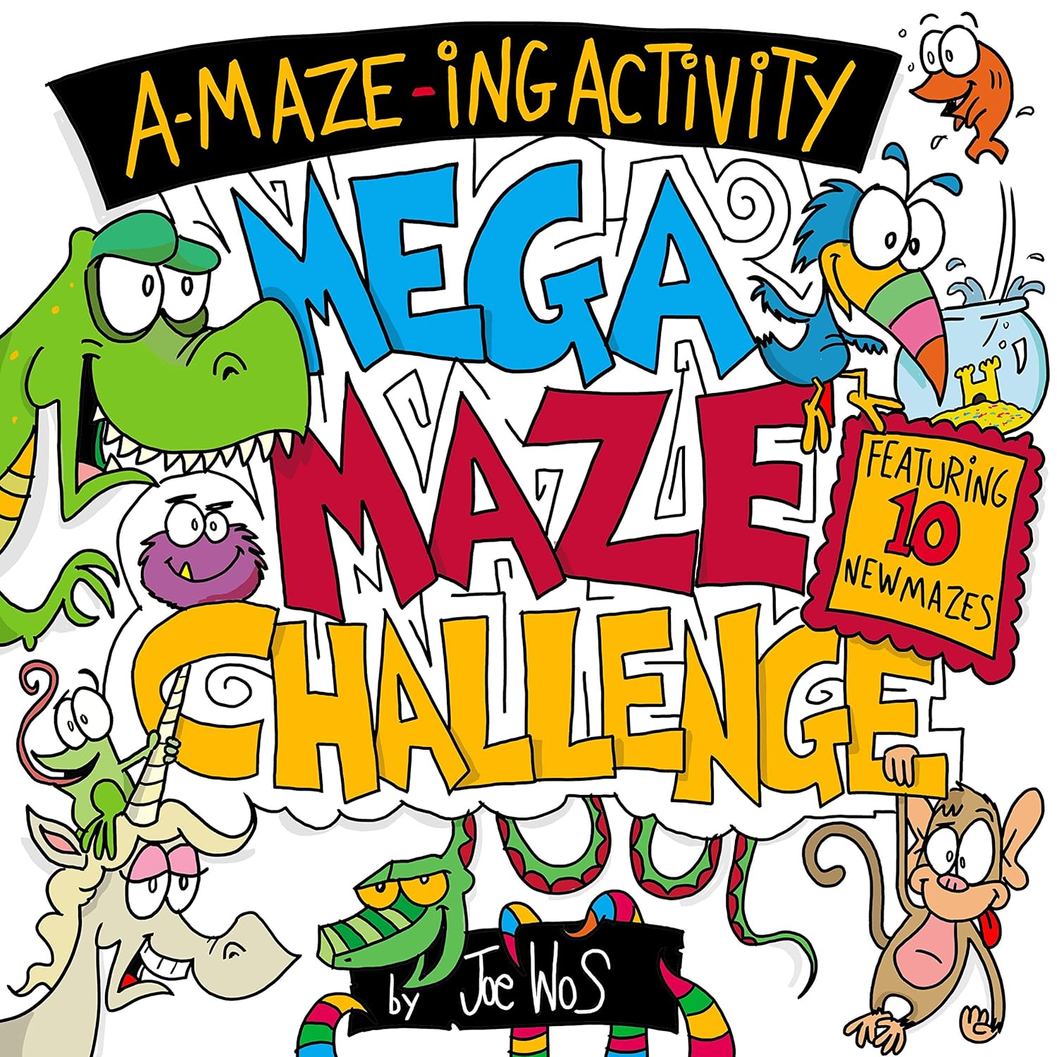A-MAZE-ING Activity Mega Maze Challenge (A-MAZE-ING Activity Books) Paperback