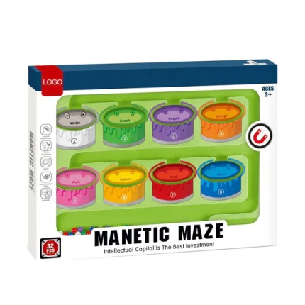 Magnetic Color Sorting Maze Board