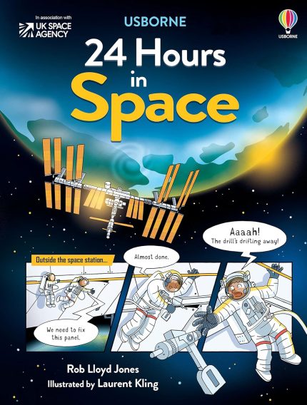 Usborne 24 Hours in Space Hardcover
