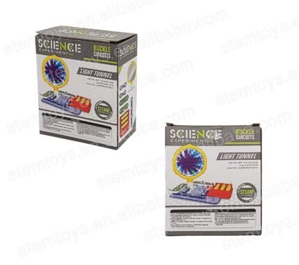 Science Educational Stem Toys for Kids Circuit Building Blocks Light Tunnel Electric Experiments
