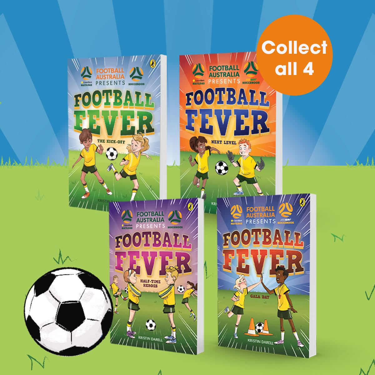 Football Fever 4 Books Collection Pack-6