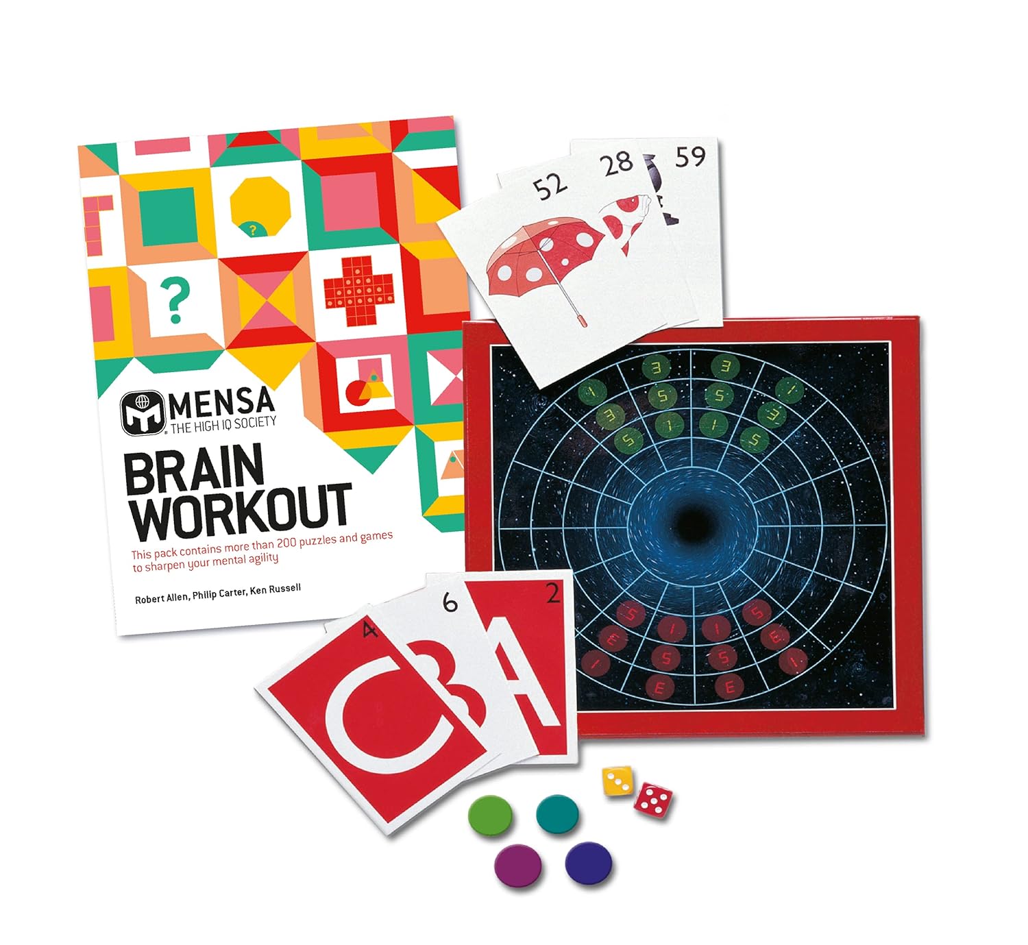 Mensa Brain Workout Pack Improve your mental abilities with 200 puzzles and games-1