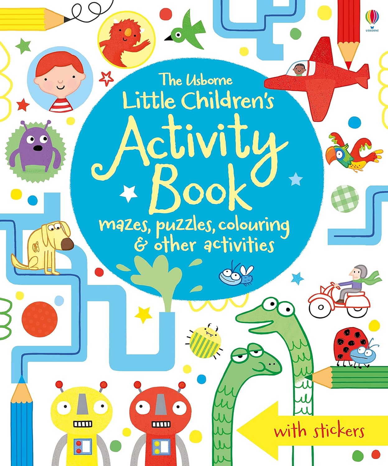 Usborne Little Children's Activity Book Mazes, Puzzles and Colouring